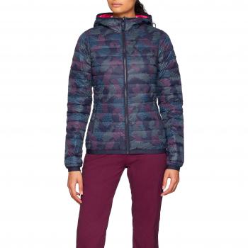 EIDER Twin Peaks Hoodie w – Plumífero para Mujer, Mujer, Color Dark Night Print Camo, tamaño FR : L