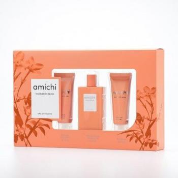 Amichi Mandarine Musk Estuche Mujer Eau de Toilette 75 ml + Body Lotion + Miniatura