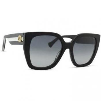 Gucci GG1300S 004 55 Sunglasses - Women's Square Black Grey Gradient, Size: 55 MM