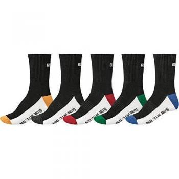 Globe Prime Crew Sock 5 Pack Calcetines, Unisex niños, Black, 7-11