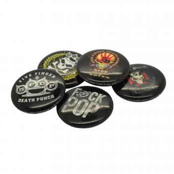 Five Finger Death Punch 5FDP Unisex Set Insignia multicolor, Metal,