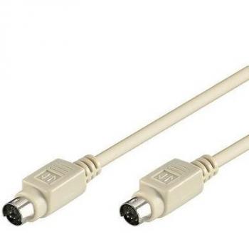 CABLEPELADO Cable ps2 mini din 6 pin 5 M Beige