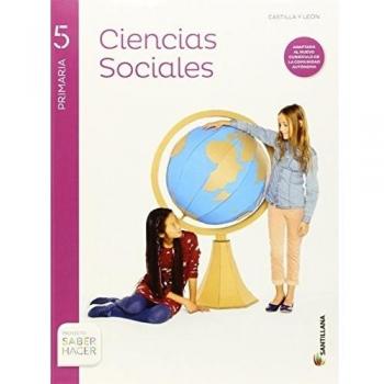 CIENCIAS SOCIALES + ATLAS CASTILLA Y LEON 5 PRIMARIA SANTILLANA - 9788468088211