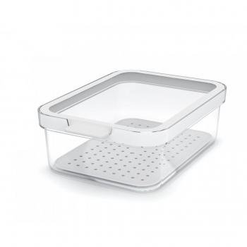 Organizador de frigorífico CAUMA, 1,2 L, transparente y con tapa
