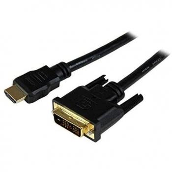 StarTech.com Cable HDMI a DVI-D de 1.5 metros - Conector HDMI Macho a DVI-D Macho - Adaptador de Video - Negro