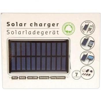 K2m 38702 batería solar cargador 1800 mah 7 conn