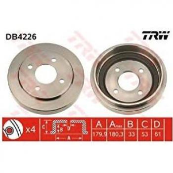 Tambor de Freno TRW DB4226 para Nissan Micra 2 - Alta Calidad y Rendimiento