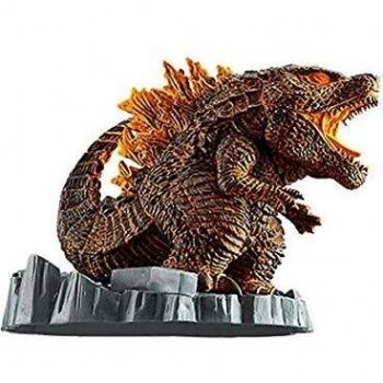 Banpresto-BP19928 Godzilla King of The Monsters, Accion, Figura Deforume Gozilla, Color Cranberry