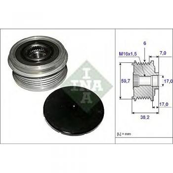 Rueda Libre de Alternador INA 535 0064 10 - Calidad OE