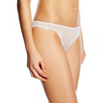 Women'Secret, Mst White Miniflor Bb - Braguita brasileña para mujer, color blanco, talla L