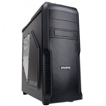 Zalman Z3 Plus Midi-Tower - Caja de ordenador de plástico y acero, ATX, Micro-ATX, Negro, 192 x 465 x 430 mm