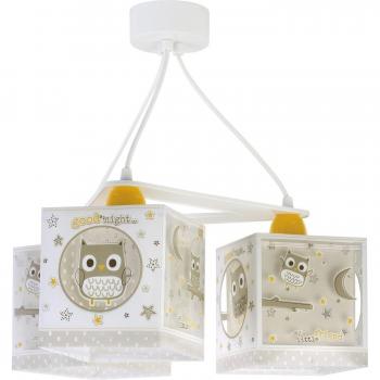 Lámpara de techo infantil Good Night Búho
