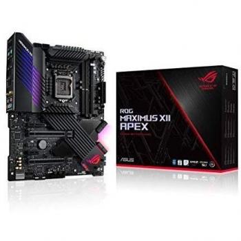 ASUS ROG MAXIMUS XII APEX - Placa Base Gaming ATX Intel de 10a gen Z490 LGA 1200 con VRM de 16 fases, DDR4 5000, Wi-Fi 6, LAN 2.5 Gb, triple M2, OptiMem III, USB 3.2 Gen 2 e iluminación RGB Aura Sync