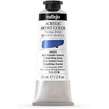 Vallejo Acrylic Artist Color 16603 Cobalt Blue Deep