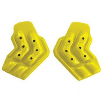 Nuevo 2013 Albion críquet casco personalizar brillante Fluoro diversión protección para los oídos almohadillas, dorado