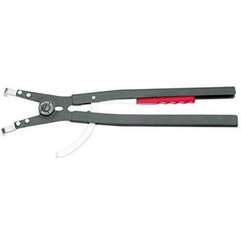 Pinza para circlips GEDORE 8000 A 61 - Acodada Ext. 252-400mm, fabricada en acero de alta calidad, con mango ergonómico para un mejor agarre, capacidad de apertura ajustable y