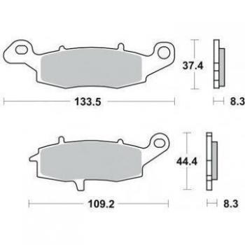 Pastillas de Freno TRW MCB681SV