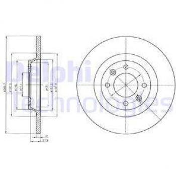 Disco de freno DELPHI BG4322, tipo: disco de freno, características: fabricado en acero de alta calidad, diseño ventilado para mejor disipación del calor, acabado anti-corrosión, compatible con una amplia gama