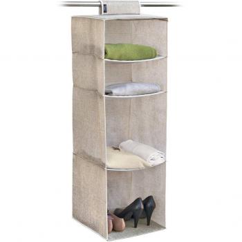 Domopak Organizador 4 Compartimentos Living Maison Taupe 33x33x103 cm