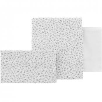 Juego de Sábanas para Cuna de 3 Piezas Liberty Gris