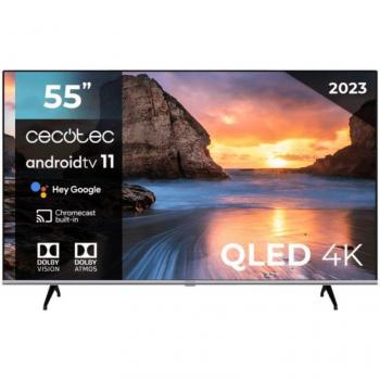 Cecotec V1 Series VQU10055 55 QLED 4K Ultra HD HDR10 Smart TV Negro