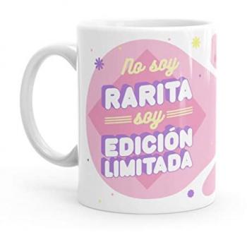 Taza Original Resistente - No Soy Rarita - Apta para Microondas y Lavavajillas