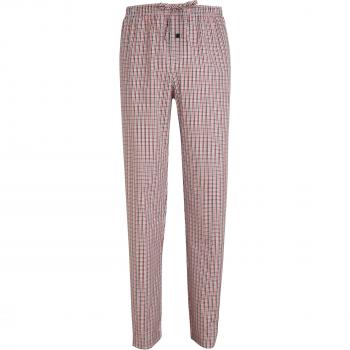 Pantalón de pijama largo de JOCKEY / Hasta Talla 6XL y 2XL largo - de cuadros - algodón, , negro-rojo-azul de cuadros, 100% algodón 100% algodón\n\t\t\t\t, hombre, 110