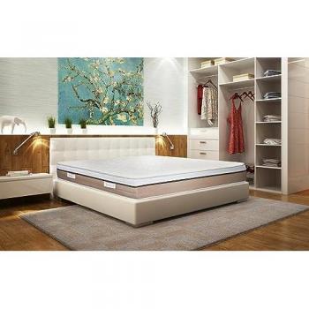 Colchón Individual Lena con Memoria y Muelles Ensacados, 100% Made in Italy, Antiácaros e Hipoalergénico, 80x190h37 cm