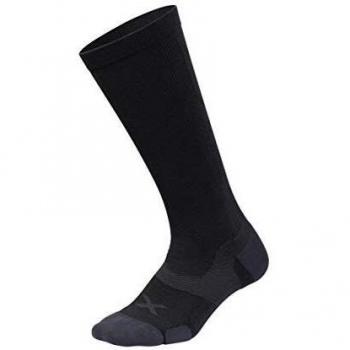 2XU UK Vectr - Calcetines de compresión para Hombre, Hombre, Color Black/Titanium, tamaño Small