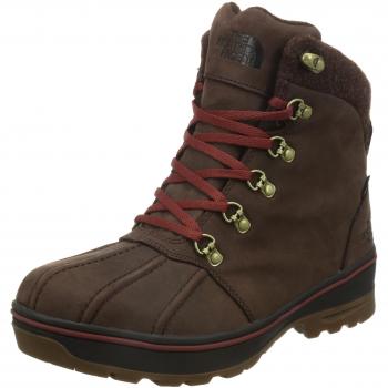The North Face M Ballard Duck Boot, Hombre Botas de protección, Marrón / Rojo, 42 1/2