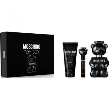 Moschino Toy Boy Eau De Parfum Men's Fragrance Gift Set 100ml With Body Gel & 10ml Eau De Parfum