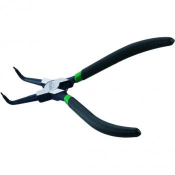 Alicates circlip de mango anular TOPTUL 5 , Longitud 127 mm, curvados, capacidad de agarre de 10-25 mm