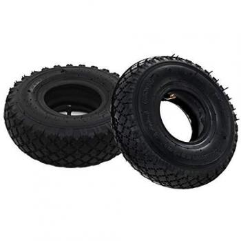 vidaXL 2x Neumáticos con Cámaras Internas Carretilla 3.00-4 260x85 Montacargas