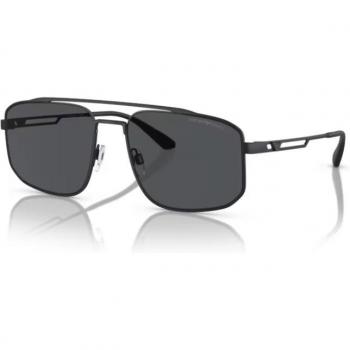Emporio Armani EA2094 Col. 300187 Matte Black Sport Aluminium Sunglasses, Unisex, Size: 60 MM