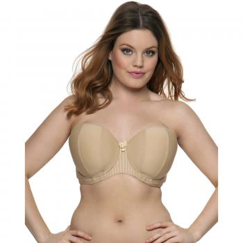 Curvy Kate Women Luxe Strapless Multiway Everyday Bra, Beige
