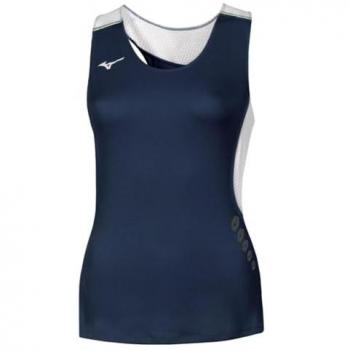 Camiseta Sin Mangas Mizuno Premium Japan para Mujer - Azul Marino - Talla XS