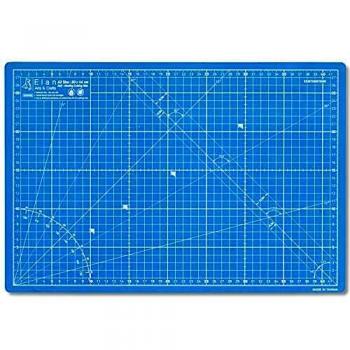 Elan Base de Corte A3 azul, Alfombrilla de Corte para Patchwork, Base de Corte Autocicatrizante, Tabla de Corte Costura, Alfombrilla Corte Autorregenerable, Alfombra de Corte 44cm x 30cm