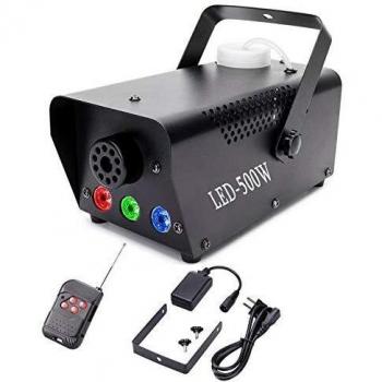 UKing 500W Maquina de Humo para Fiestas,RGB LED Maquina Niebla con Control remoto para Matrimonio Cumpleaños Fiesta Partido Teatro Disco DJ