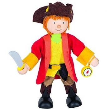 Goki 51620 - Muñecas (Multicolor, Masculino, Niño/niña, 3 año(s), Madera, CE)