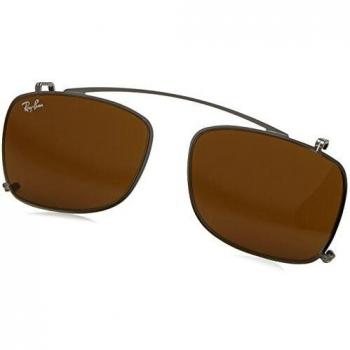 Ray-Ban RX5228C 250273 Clip-On Sunglasses - Square Metal Frame, 53mm Lens