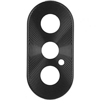 Protector de Cámara Metalizado Negro para iPhone XS Max