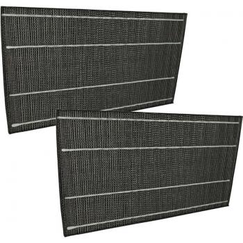 2x Filtro de Carbón Activado Reemplazo para Sharp FZ-A61DFR - Filtro de Aire Negro - Vhbw