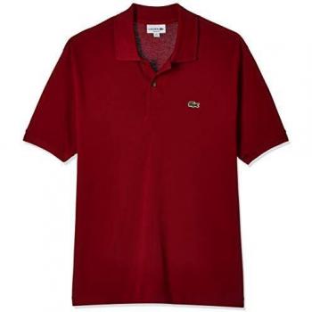 Lacoste Men's Classic L12.12 Polo Shirt, Bordeaux, Size X-Small