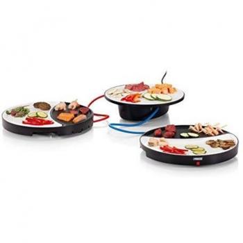 Princess 103082 Dinner4All Plancha de Asar de Sobremesa 500W - Parrilla eléctrica con potencia de 500W, superficie antiadherente, diseño compacto para sobremesa, ideal para asar carnes y verduras,
