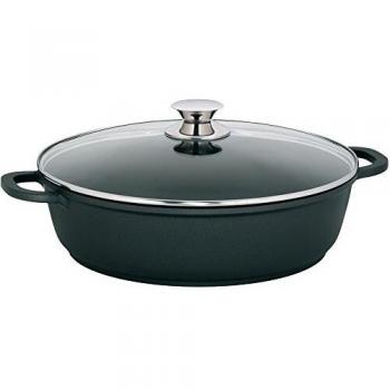 Sartén Antiadherente Kela Kerros de Aluminio con Tapa, 32 cm, 5 Litros