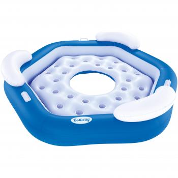 Isla Flotante Hinchable para 3 Personas DAM - Medidas: 199x80x176 cm