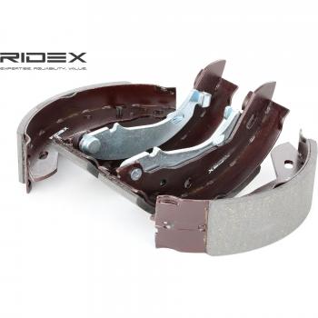 Juego de zapatas de freno RIDEX 70B0111 para RENAULT y PEUGEOT, tipo trasero, incluye forros de freno