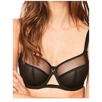 Curvy Kate Women's Victory Black Side Support Balcony Bra - Size 38H