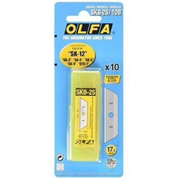 OLFA SKB-2/5B - Cuchilla Trapezoidal 72x17,5mm. Color Plateado - Espesor 0,6 mm