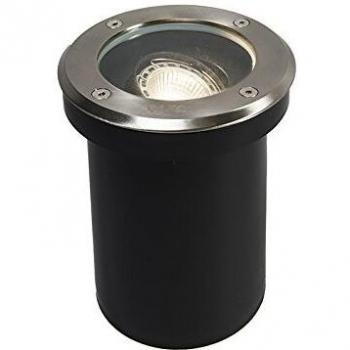Foco de suelo exterior moderno ajustable en acero IP65 - Delux